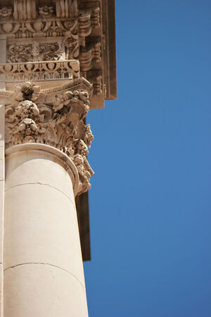 Close Up of A Columnの写真素材