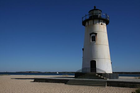 Lighthouse at Martha's Vineyardの写真素材