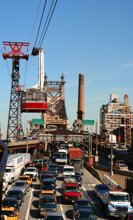 Traffic in Manhattanのeditorial素材