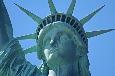 Statue of Liberty- face close up 
