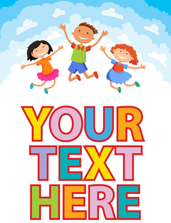 Clouds design over sky background illustrationのイラスト素材