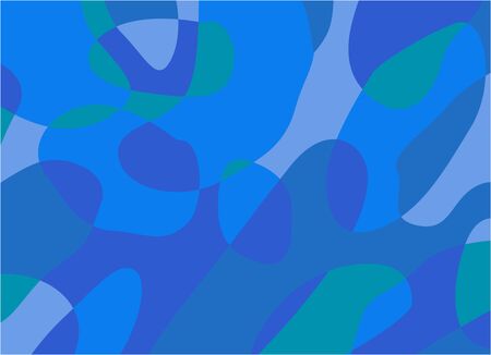 Abstract background of curved lines in dark blue colors vector illustrationのイラスト素材