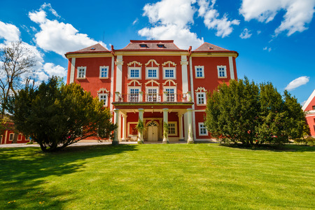 Popular tourist destination chateau Detenice in Czech Republicのeditorial素材