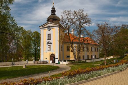 Chateau Ctenice popular wedding destination near Pragueのeditorial素材
