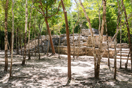 Coba, Mexico, 10-June-2018. Coba is an ancient Mayan city on the Yucatan Peninsula, located in the Mexican state of Quintana Rooのeditorial素材