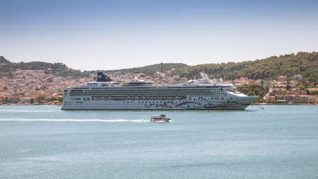 ARGOSTOLI, GREECE - SEPTEMBER,13: Norwegian Star is a cruise ship operated by Norwegian Cruise Line.