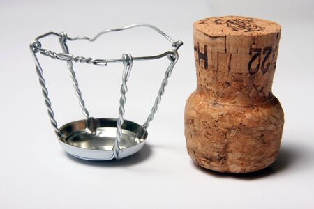 Champagne corksの写真素材