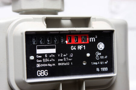 Gas meterの写真素材