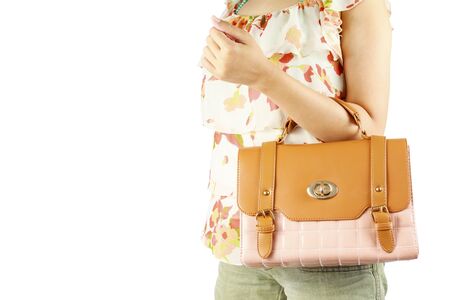 woman with Luxury bags の写真素材