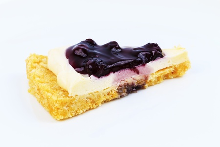 blueberry cheesecakeの写真素材
