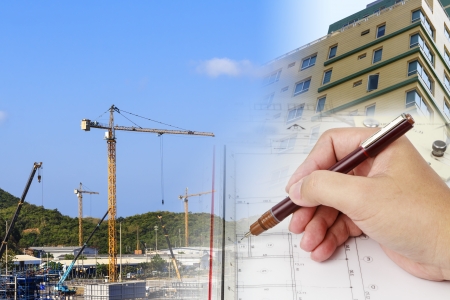design and develop a construction planの写真素材