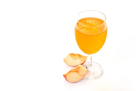 Apple juice.の写真素材