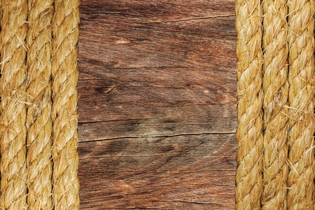 background of hemp ropeの写真素材