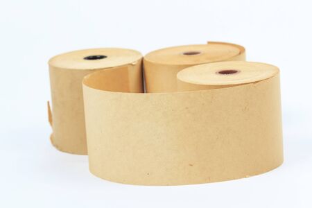Old paper roll.の写真素材