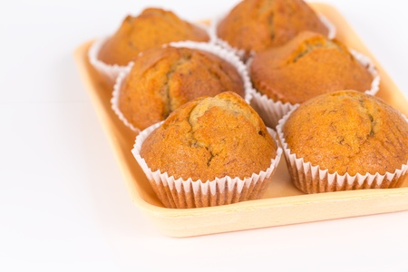 Freshly baked banana breadの写真素材
