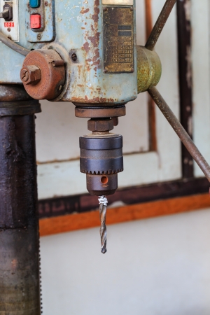 Old drilling machineの写真素材