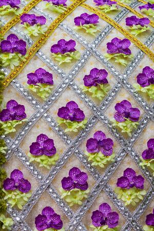 Background of orchid flower の写真素材