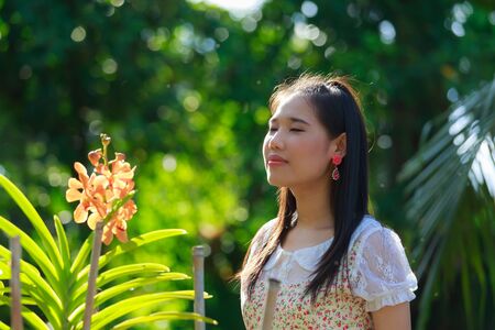 Portraits asian women.の写真素材