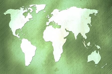 vintage map of the worldの写真素材