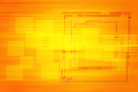 High Technology background concept. Digitally generated image of yellow light and stripes moving fastの写真素材