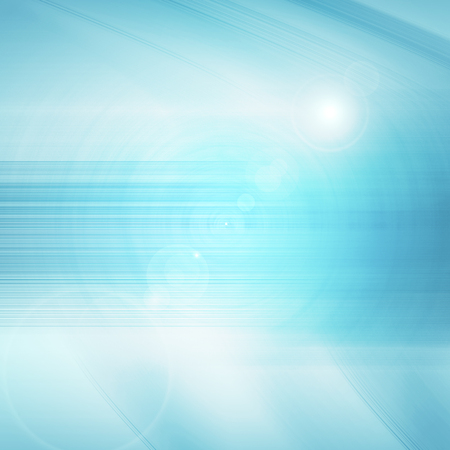 High Technology background concept. Digitally generated image of blue light and stripes moving fast の写真素材