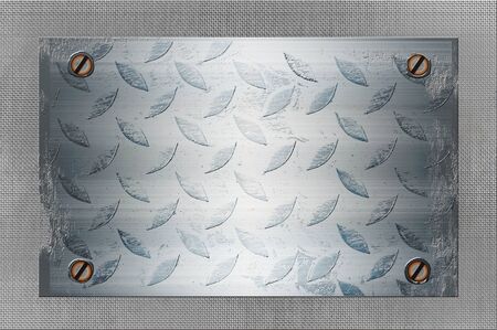 cracked metal plate template.の写真素材