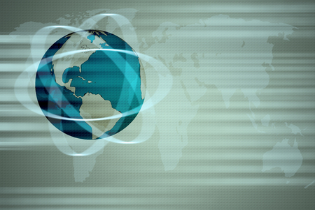 Abstract  world and technology backgroundの写真素材
