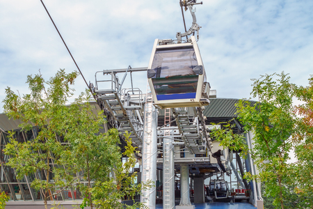 Bursa, Uludag, Turkey - 09.21.2014: Uludag Ropeway Stationのeditorial素材