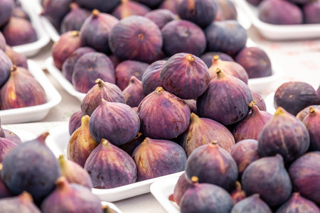 Close-up Of Figs For Sale At Market Stall