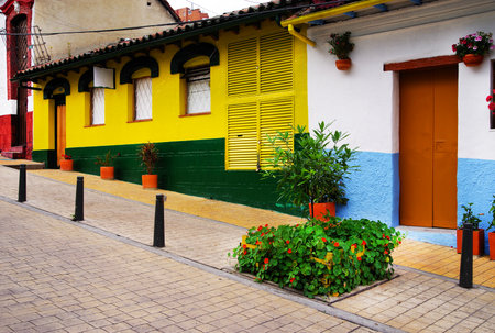 Architecture of Bogota, Colombia, South Americaの写真素材