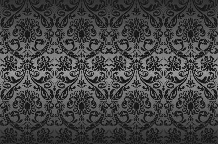 Damask wallpaper executed in a vectorのイラスト素材
