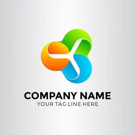 Triangle Eco Recycle Logo Templateのイラスト素材