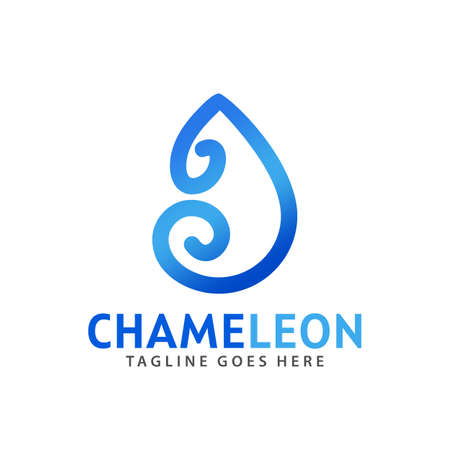 Chameleon Logos Design Vector Illustration Templateのイラスト素材