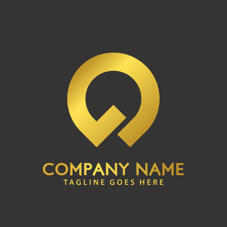 Awesome Letter W Circle Logos Design Vector Illustration Templateのイラスト素材