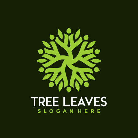 The Tree Leaves   Designs vector illustrationのイラスト素材