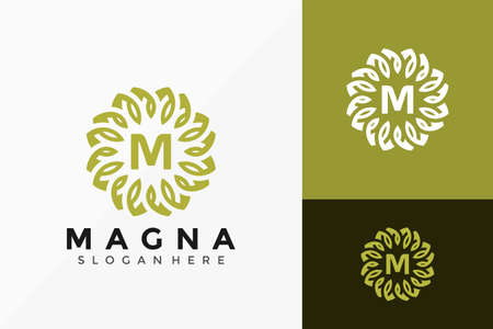 Boutique Flower Leaf Creative Logo Design. Modern Idea logos designs Vector illustration templateのイラスト素材