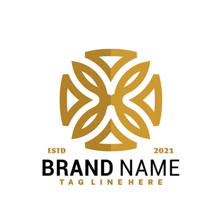 Letter H Butterfly Ornament Logo Vector Design, Creative Logos Designs Concept for Templateのイラスト素材