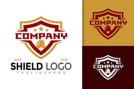 Shield Guardian Logo Design, brand identity logos vector, modern logo, Logo Designs Vector Illustration Templateのイラスト素材