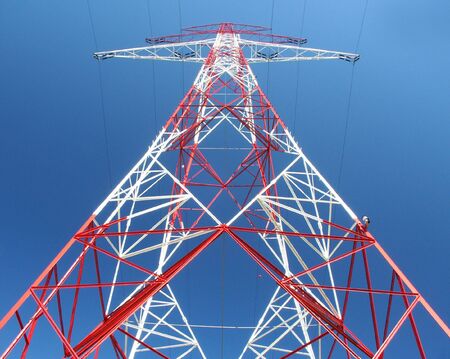 Power Lines. Pylon.の写真素材