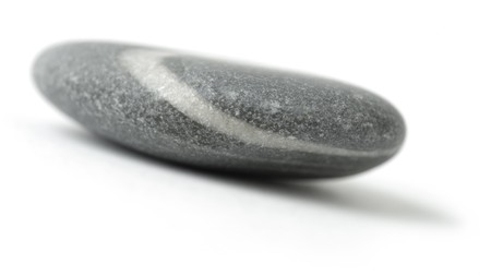 Soft edges Stone over white. Soft focus.の写真素材