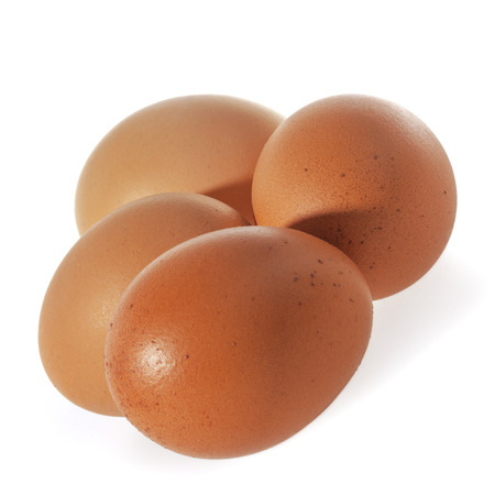 Eggs isolated on white background.の写真素材
