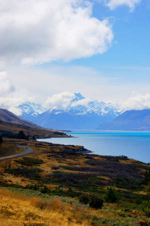 Pukaki lake Scenic Lookout, Newzealand