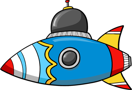 Rocket Vector Illustrationのイラスト素材