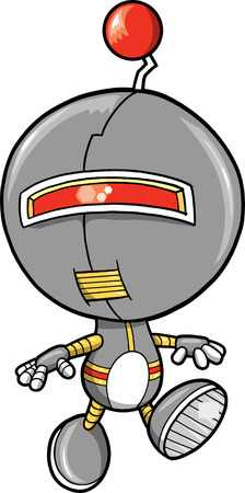 Robot Vector Illustrationのイラスト素材