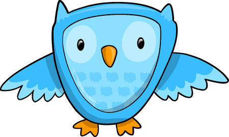 Blue Owl のイラスト素材