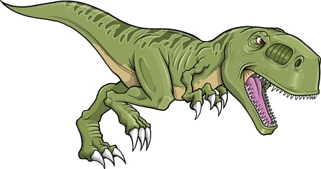 Tyrannosaurus Dinosaur Vector Illustration のイラスト素材