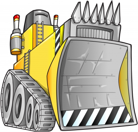 Apocalyptic Bulldozerのイラスト素材
