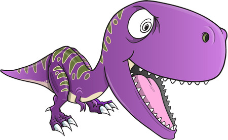 Insane Dinosaur T-Rex Illustration Artのイラスト素材