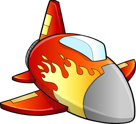 Aircraft Jet Illustration Artのイラスト素材