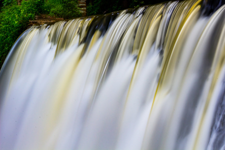 The Victory Creek Trail Waterfall time lapseの写真素材